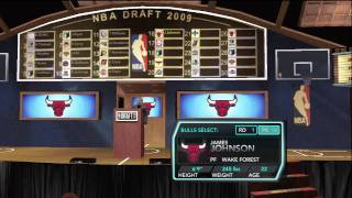 NBA 2K10 My Player Mode - The Draft!!!!!!