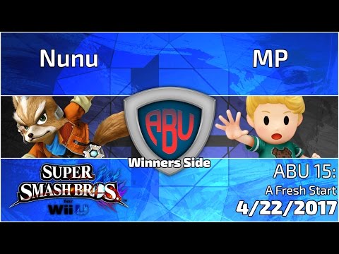 ABU 15: Nunu (Fox) vs. MP (Lucas) - SSB4 Singles Winners