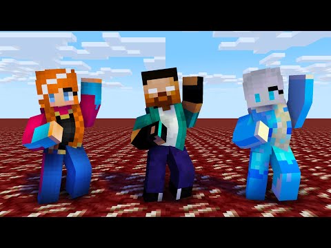MONSTER SCHOOL | K/DA - POP STARS XDJAMES, ANNA AND ELSA | MINECRAFT ANIMATION
