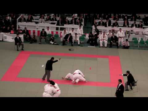 準決勝　国士舘　浅沼　対　日体荏原　森内　2009/3/20 柔道高校選手権