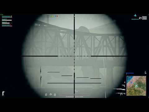 PUBG 700m+ M24 15x Scope Knockout!