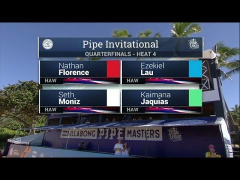 Men's Pipe Invitational Quarterfinals, Heat 4