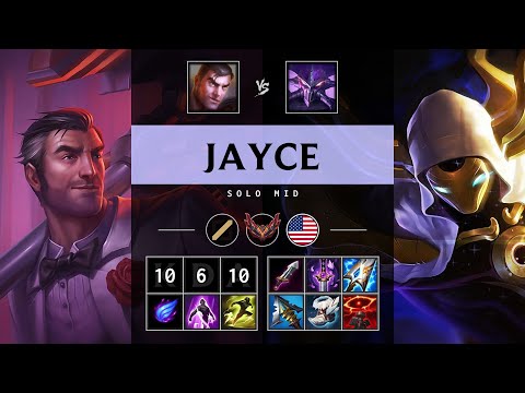 Jayce Mid vs Kassadin - NA Grandmaster Patch 25.14