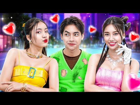 Hai Cô Gái Tỷ Phú Đã Phải Lòng Chàng Trai Nghèo!