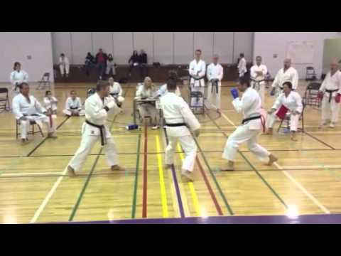 Wado Kai Kumite - Sensei Dan McKee VS Sensei Sandro Reffo