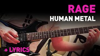 Rage - Human Metal (guitar cover)