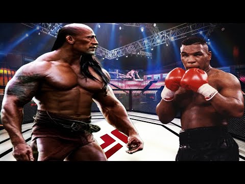 Iron Mike Tyson vs. Dwayne Johnson// Tarzan  | EA Sports UFC 5