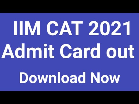 IIM CAT 2021 Admit Card Out How to download IIM CAT 2021 Admit Card Download kaise karan