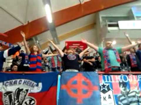 SKA St. Petersburg fans @Hämeenlinna, Finland