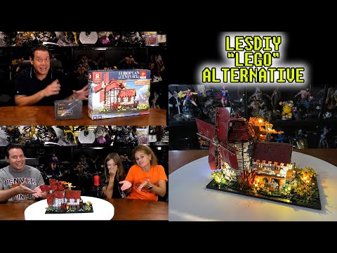 BETTER THAN Legos?  LESDIY Dutch Windmill Building Block.  Speed Assembly & REVIEW