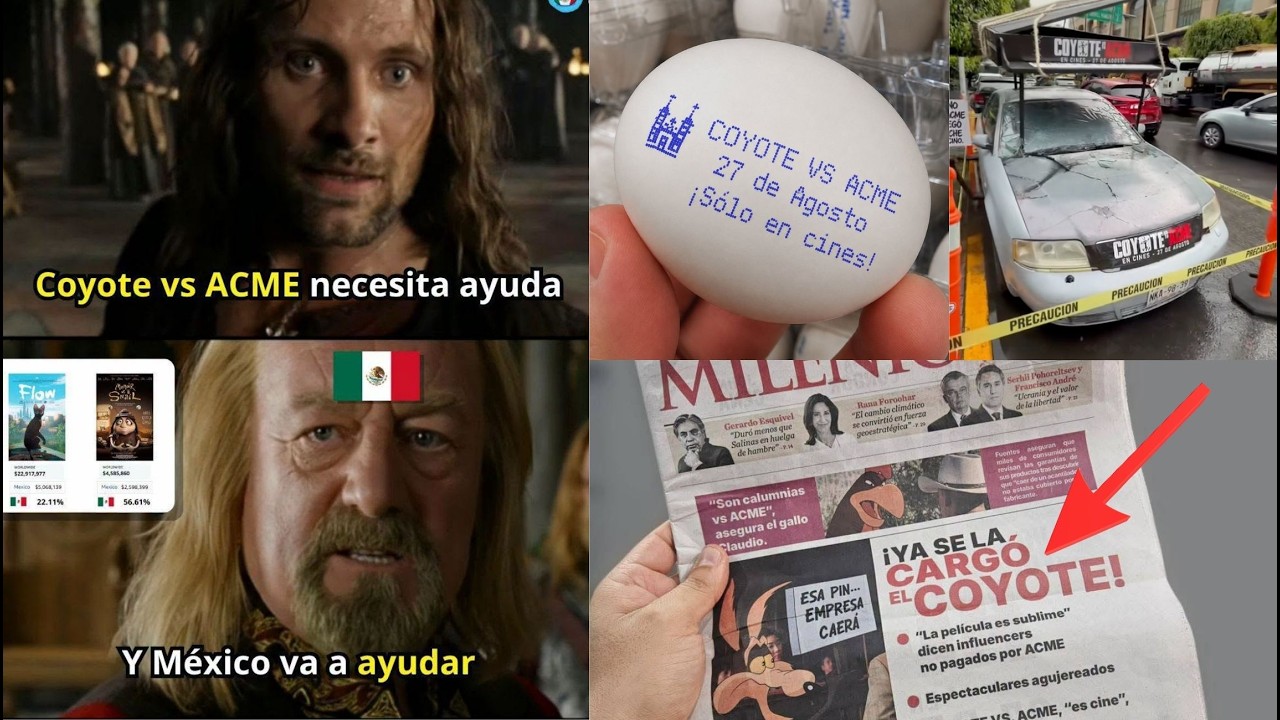 BUENAS NOTICIAS... COYOTE VS ACME le pide AYUDA a MÉXICO y MÉXICO YA RESPONDIÓ
