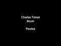 Charles Trenet-Boum-paroles