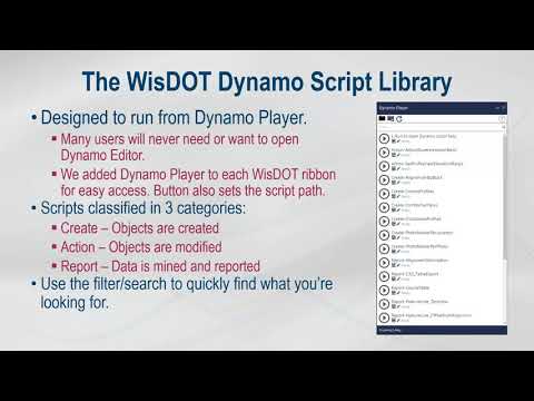 Civil 3D Workshop 2020 - WisDOT Dynamo