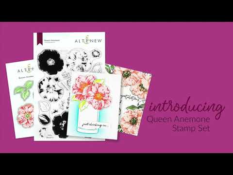 Gorgeous Floral Layering Stamps - Queen Anemone Flowers