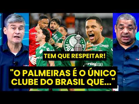 “NUNCA NA HISTÓRIA DA LIBERTADORES ALGUÉM FEZ ISSO!!! PODEM FALAR o que FOR, mas o PALMEIRAS…”