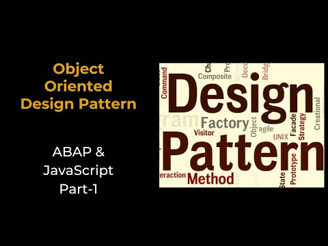 Object Oriented Design Pattern Part 1 Abap Javascript Singleton Pattern