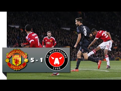 Manchester United vs FC Midtjylland 5-1 Full Match Highlights 25.02.2016