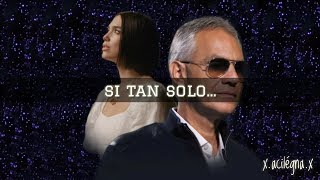 If Only - Andrea Bocelli ft. Dua Lipa (Letra en español)