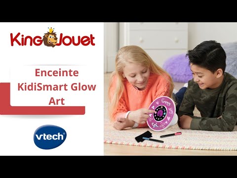 VTECH - Kidi Smart Glow Art - Enceinte et Réveil Rose - Cdiscount
