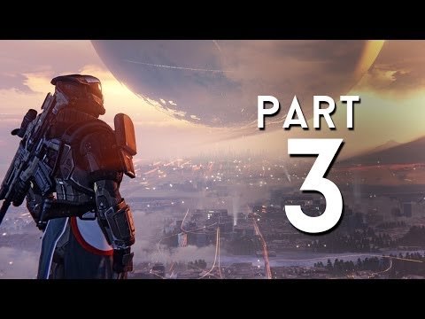 Destiny Walkthrough Part 3 - LIVE - EXPLORING THE TOWER (Destiny Gameplay Alpha PS4)