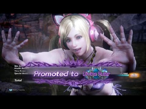 Lucky Chloe Promoted to Divine Ruler! VS Revered Ruler Negan Mighty Ruler Asuka PS4 Season4 Tekken 7