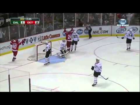 Dallas Stars Vs Detroit Red Wings - Highlights 1/29/13