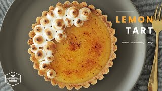 상큼한 노오븐~ 레몬 타르트 만들기 : No-Bake Lemon tart Recipe - Cooking tree 쿠킹트리*Cooking ASMR