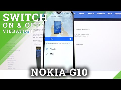 How to Enter Vibration Settings in NOKIA G10 - Open Vibration Settings