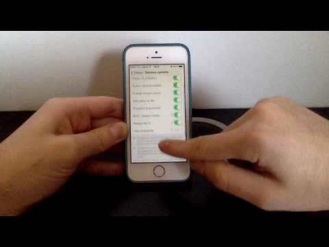 comment economiser batterie ios 7