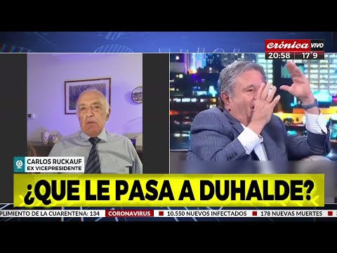 Ruckauf: “No creo posible las situación que planteó Duhalde”