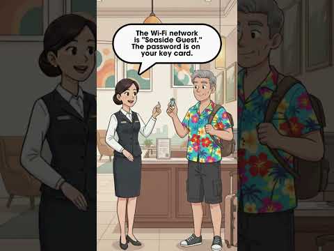 🏨🗝️ Hotel Check-In English in 60s — Essential Phrases (A2) #hotelcheckin #englishconversation