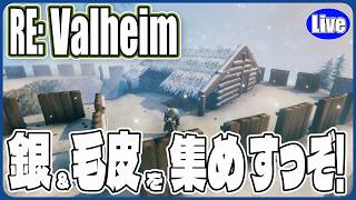 【Valheim】銀＆毛皮集めをすっぞ!ｵﾗ~ﾝ！