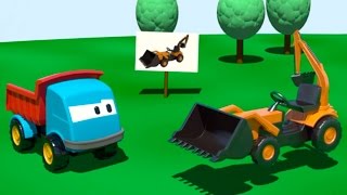 Meraklı kamyon Leo ve ekskavatör - çizgi film türkçe izle