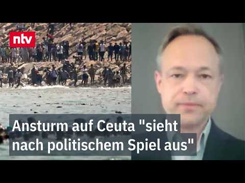 Video Thumbnail: Migrationsexperte Bossong warnt angesichts chaotischer Bilder von Massen-Migration vor Panik | ntv