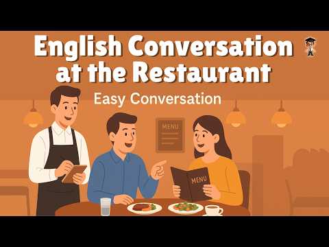 English at the Restaurant | Easy Conversation Practice for Beginners (A1–A2) | English Podcast