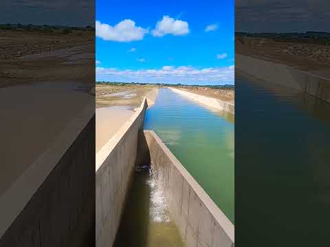 transposição do Rio São Francisco em Santa Helena na Paraíba