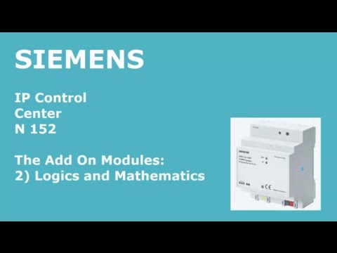 E-Learning Siemens IPCC N152 Part 3 Ch 2 Add On Modules Logic&Maths