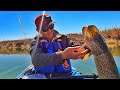 Video Thumbnail for Kayak Fishing Shallow River for Big Spring Pikes (Pelican Mission 100)