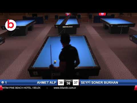 AHMET ALP & SEYFİ SONER BURHAN Bilardo Maçı - 2020 TK 1.ETAP ANTALYA-FİNAL