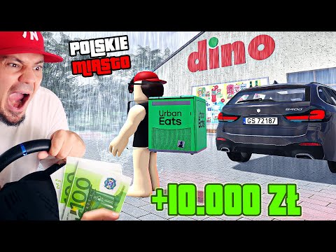🍕🚗 I earn a LOT of money at PYSZNE.PL in the DINO store in PCD! | Polish Car Driving