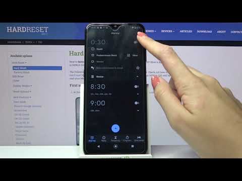 Poner el despertador en NOKIA G20 - poner la alarma