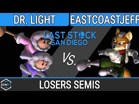 LSSD 89 - Dr. Light (Ice Climbers) vs. EastCoastJeff (Fox) - SSBM Losers Semis - Smash Melee