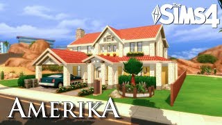 Hermosa casa americana! 😍🏠 Sims 4 American House Speed Build
