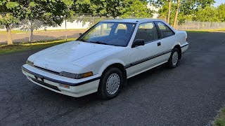 4K Review 1988 Honda Accord Coupe Virtual Test-Drive & Walk-around