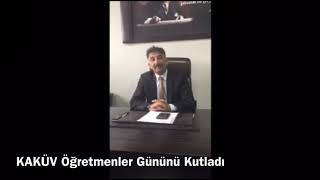 KAKÜV Öğretmenler Gününü Kutladı