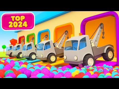 Die Helfer Autos. TOP 10 des Jahres 2024. Cartoons mit den Helfer Autos