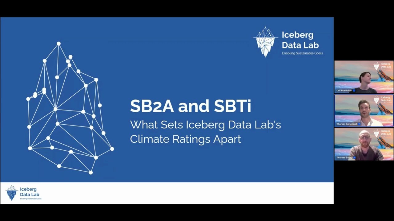 SBTi & SB2A What Sets Iceberg Data Lab's Climate Ratings Apart