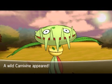 Pokemon X and Y Part 44 - Catching Carnivine