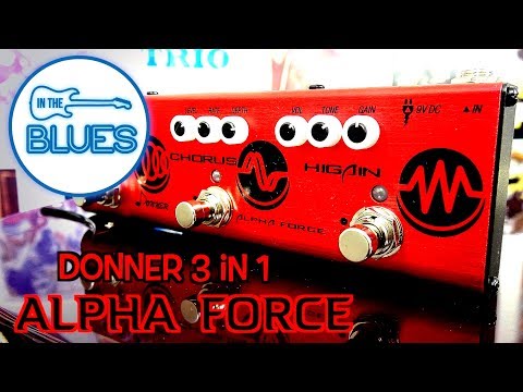 Donner Alpha Force 3 in 1 Effects Pedal