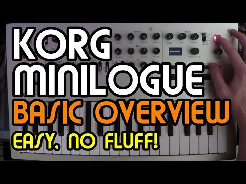 Basic Overview // Korg Minilogue Synth Tutorial